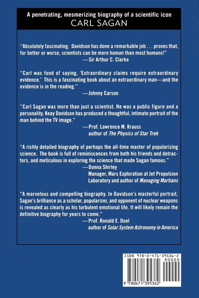 Weitere Ansicht: Carl Sagan | Keay Davidson