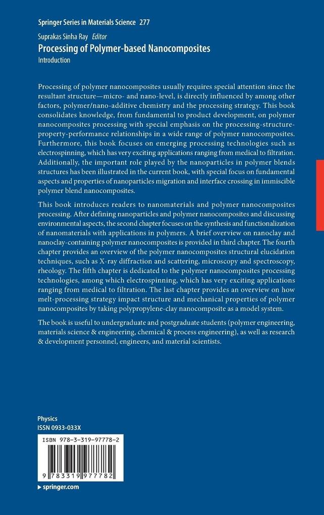 Weitere Ansicht: Processing of Polymer-based Nanocomposites