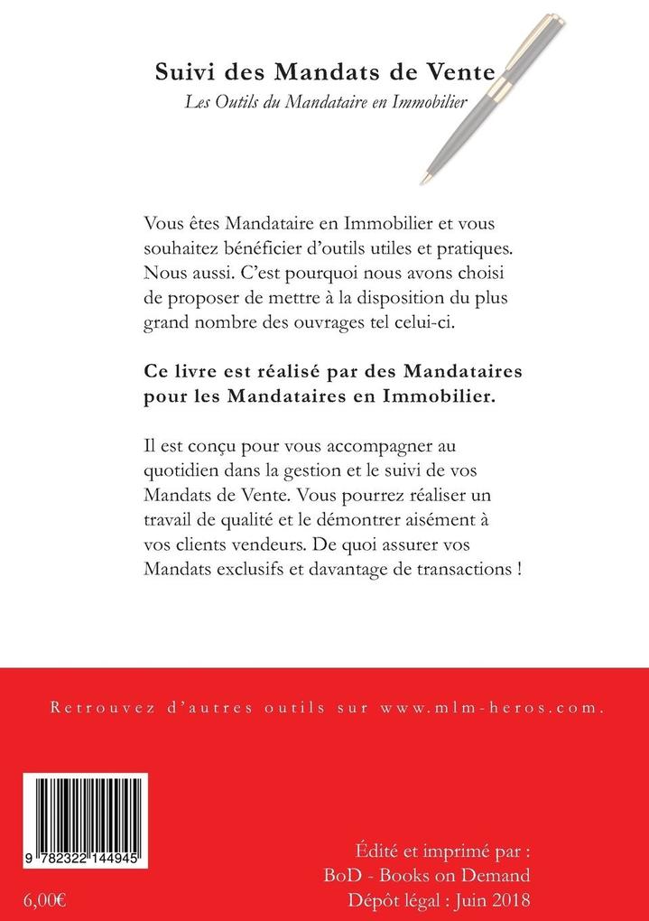 Weitere Ansicht: Suivi des Mandats de Vente | Fabien Msica