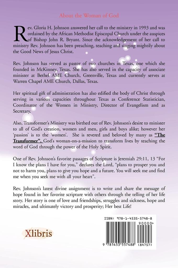 Weitere Ansicht: A Transformed Life | Rev. Gloria Johnson