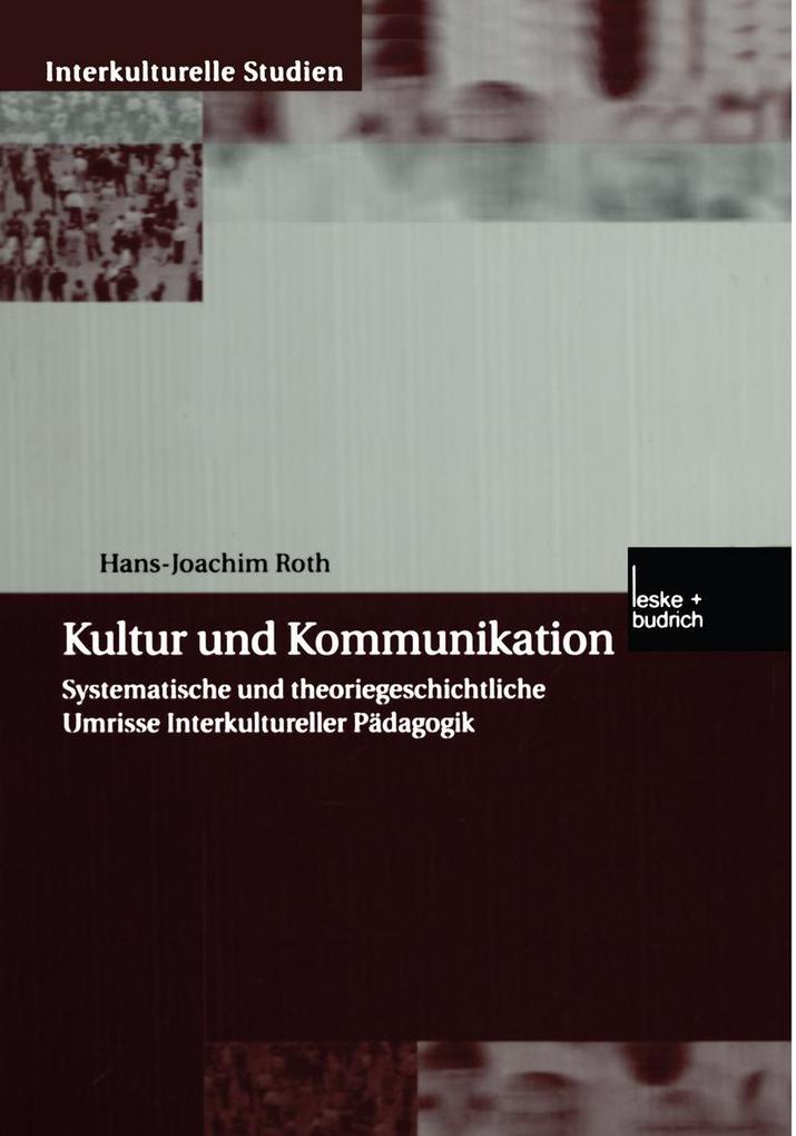 Produktbild: Kultur und Kommunikation | Hans-Joachim Roth