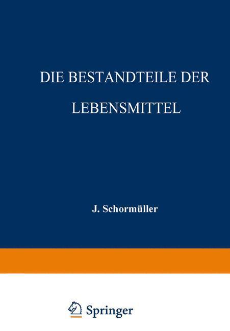 Produktbild: Die Bestandteile der Lebensmittel