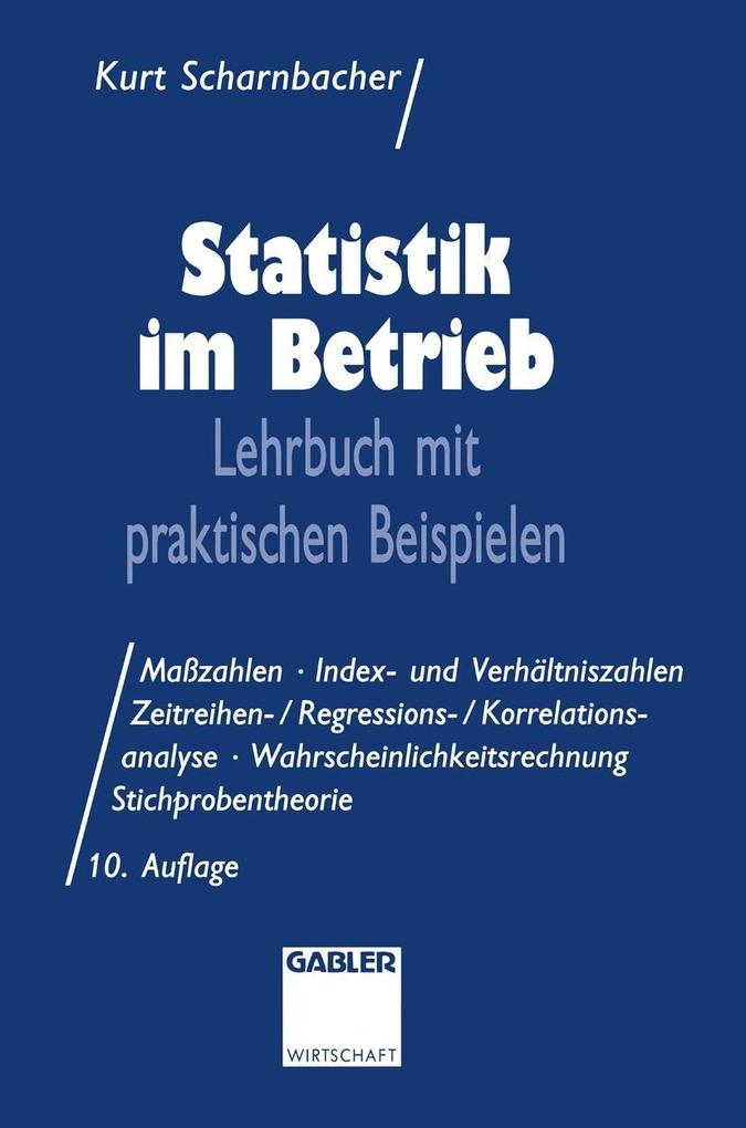 Statistik im Betrieb als eBook pdf