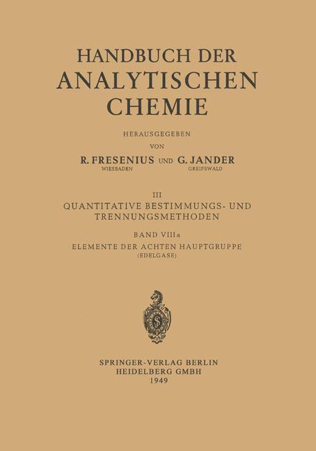 Produktbild: Elemente der Achten Hauptgruppe