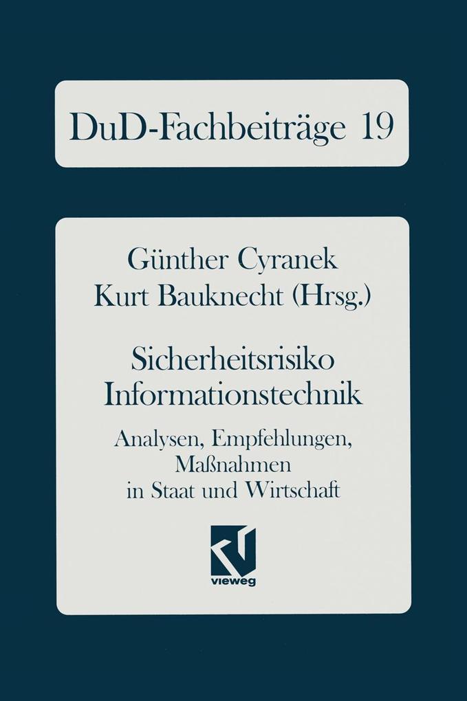 Produktbild: Sicherheitsrisiko Informationstechnik