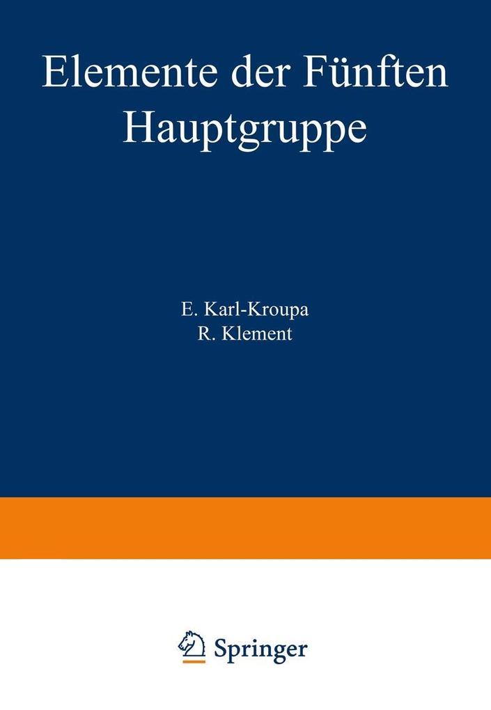 Produktbild: Elemente der Fünften Hauptgruppe