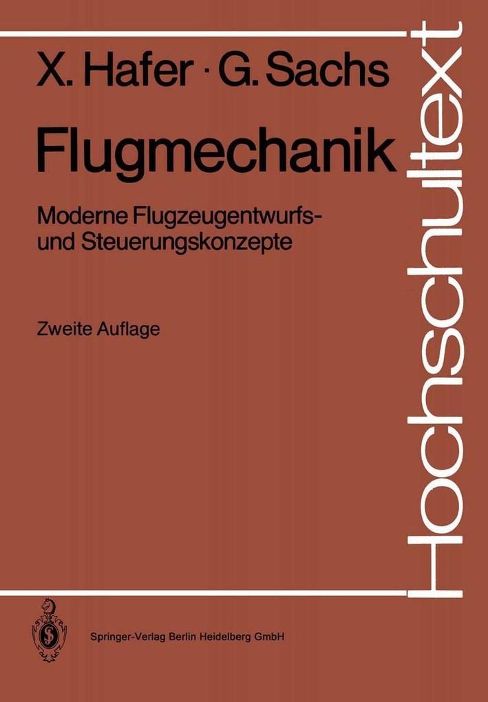 Produktbild: Flugmechanik | Xaver Hafer, Gottfried Sachs