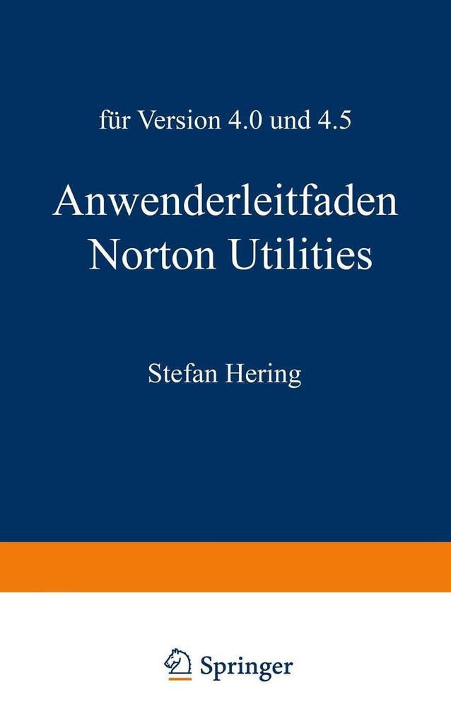 Produktbild: Anwenderleitfaden Norton Utilities | Stefan Hering