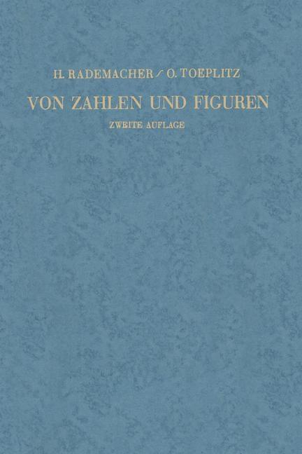 Produktbild: Von Zahlen und Figuren | Hans Rademacher, Otto Toeplitz