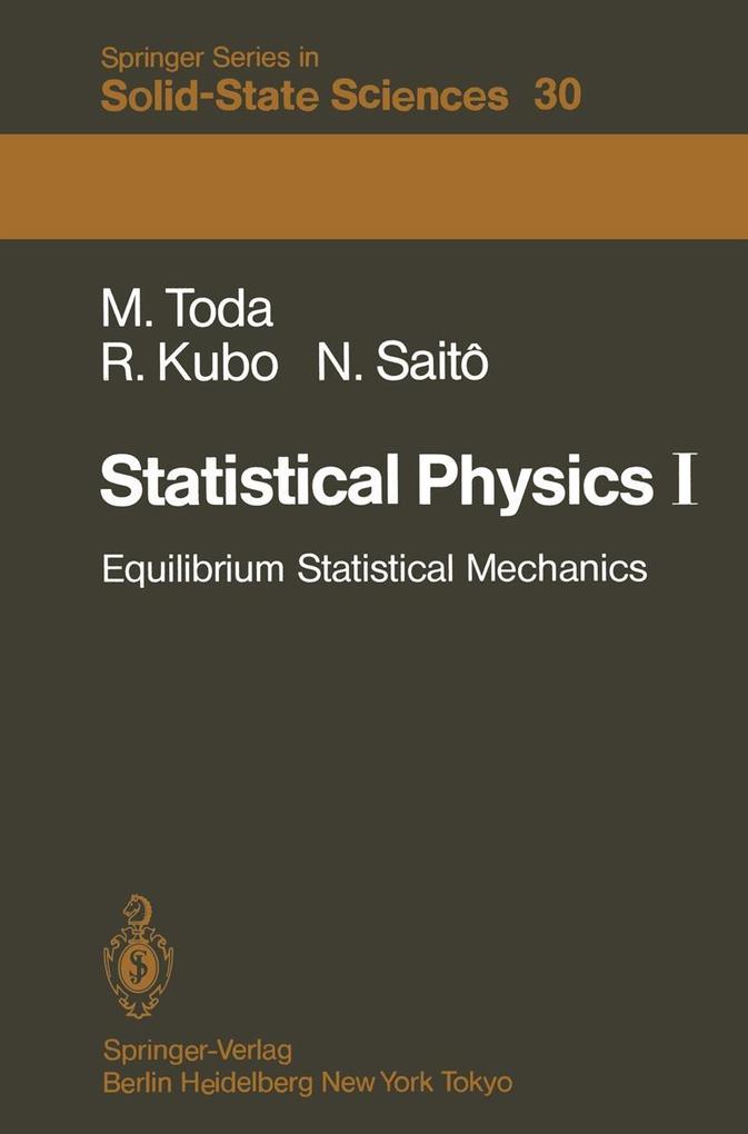 Produktbild: Statistical Physics I | R. Kubo, N. Saito, M. Toda