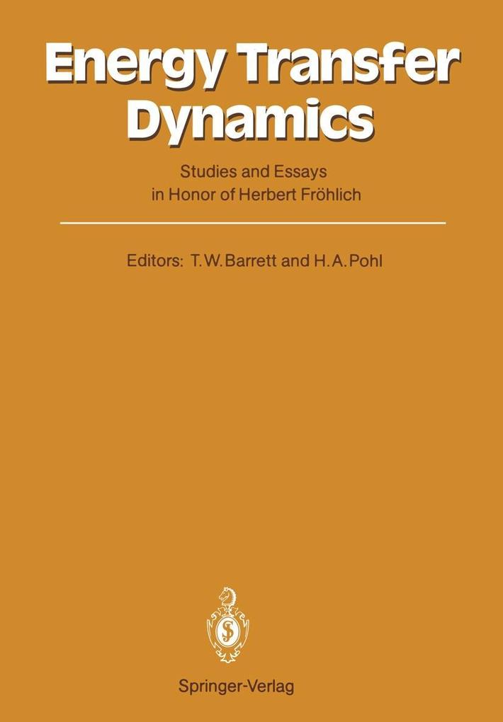 Produktbild: Energy Transfer Dynamics