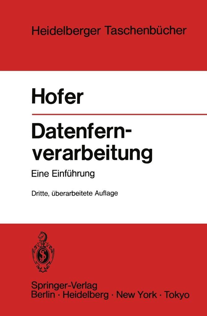 Produktbild: Datenfernverarbeitung | H. Hofer