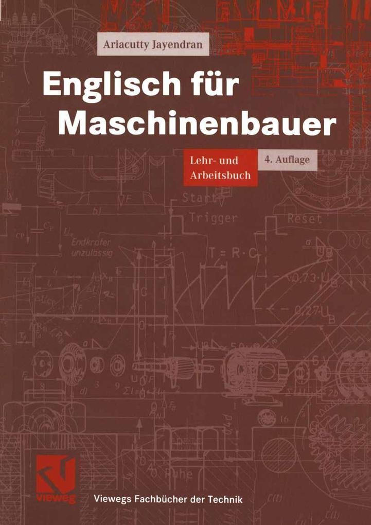Produktbild: Englisch für Maschinenbauer | Ariacutty Jayendran