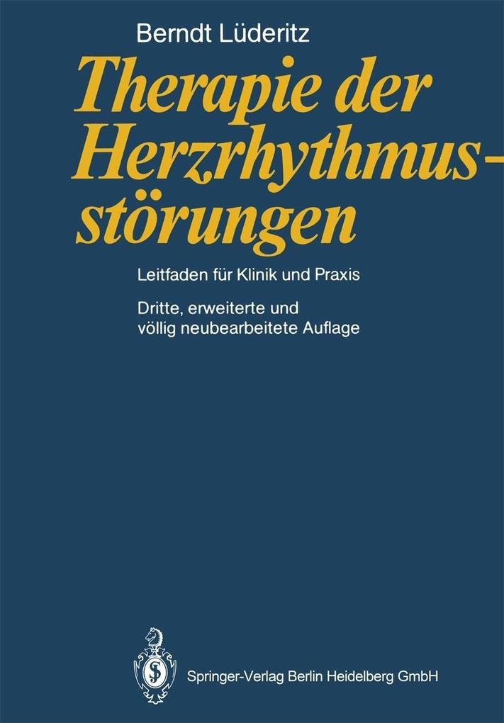 Produktbild: Therapie der Herzrhythmusstörungen | Berndt Lüderitz