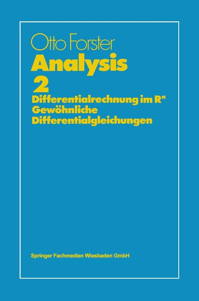Produktbild: Analysis 2 | Otto Forster