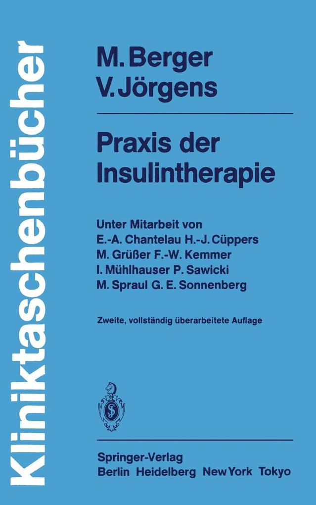 Produktbild: Praxis der Insulintherapie | Michael Berger, Viktor Jörgens