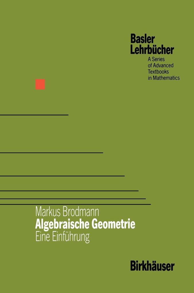 Produktbild: Algebraische Geometrie | Markus Brodmann