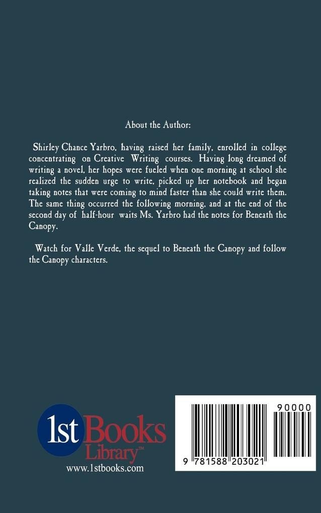 Weitere Ansicht: Beneath the Canopy | Shirley Chance Yarbro