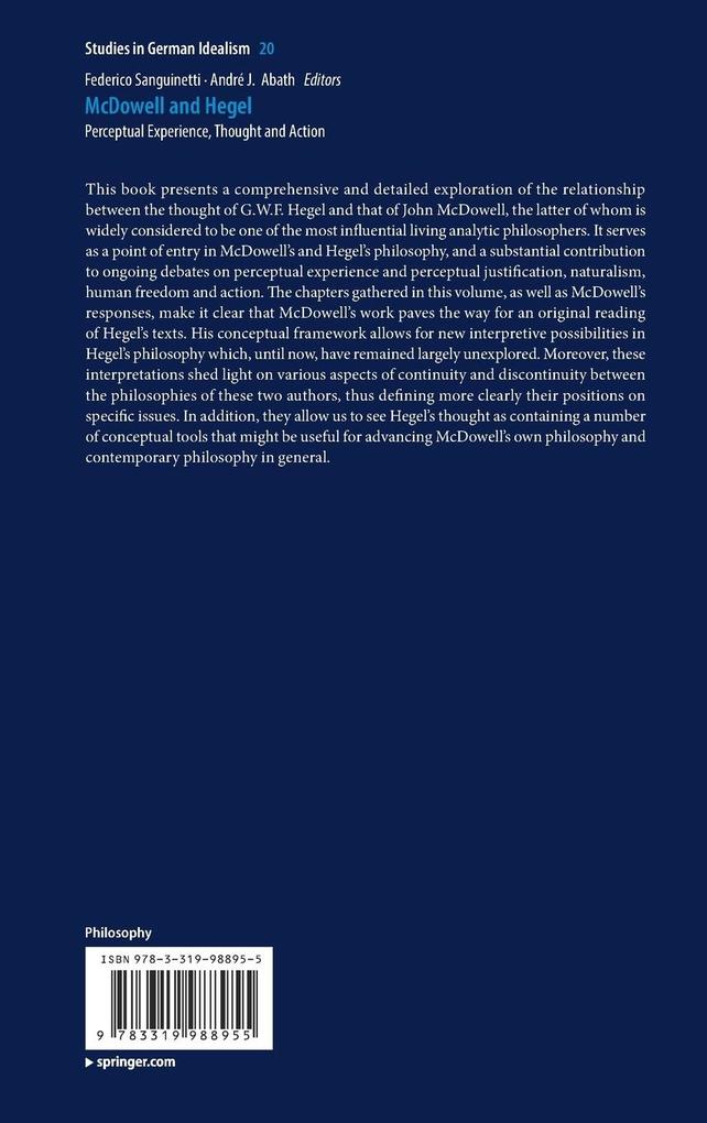 Weitere Ansicht: McDowell and Hegel