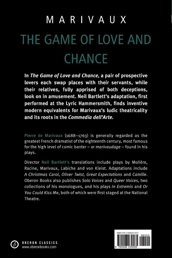 Weitere Ansicht: The Game of Love and Chance | Pierre De Marivaux