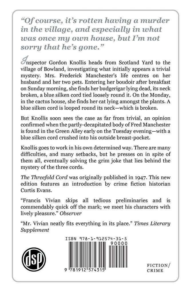 Weitere Ansicht: The Threefold Cord | Francis Vivian