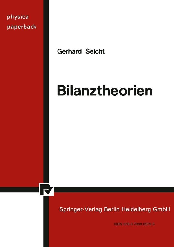 Produktbild: Bilanztheorien | G. Seicht