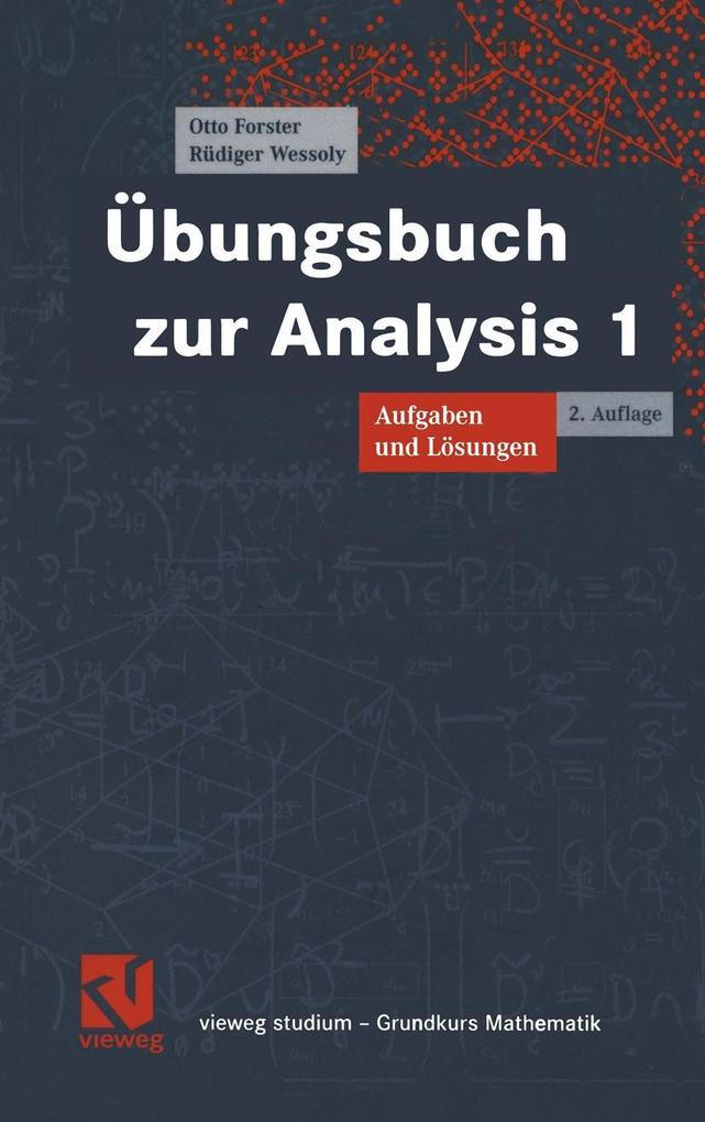 Produktbild: Übungsbuch zur Analysis 1 | Otto Forster, Rüdiger Wessoly