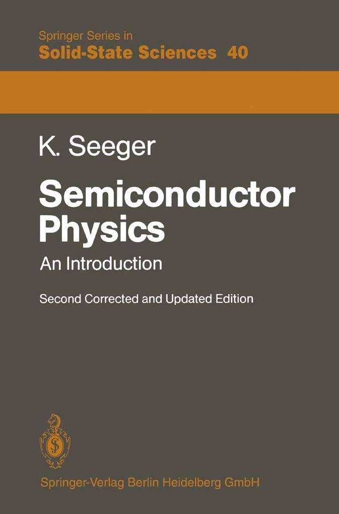 Produktbild: Semiconductor Physics | Karlheinz Seeger