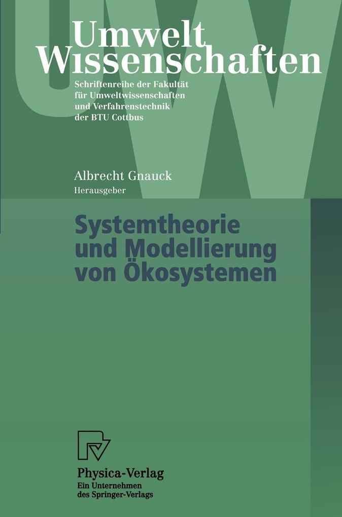 Produktbild: Systemtheorie und Modellierung von Ökosystemen
