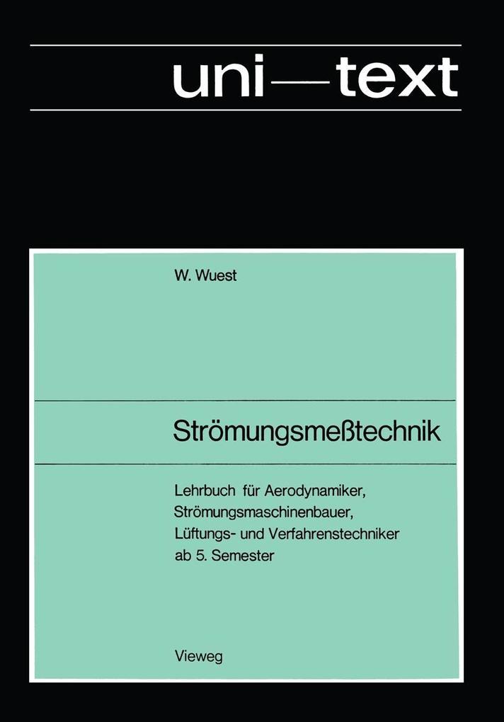 Produktbild: Strömungsmeßtechnik | Walter Wuest