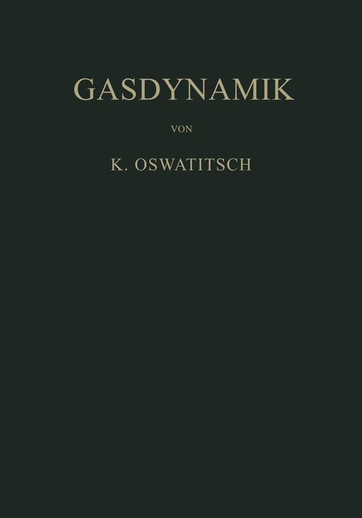 Produktbild: Gasdynamik | Klaus Oswatitsch
