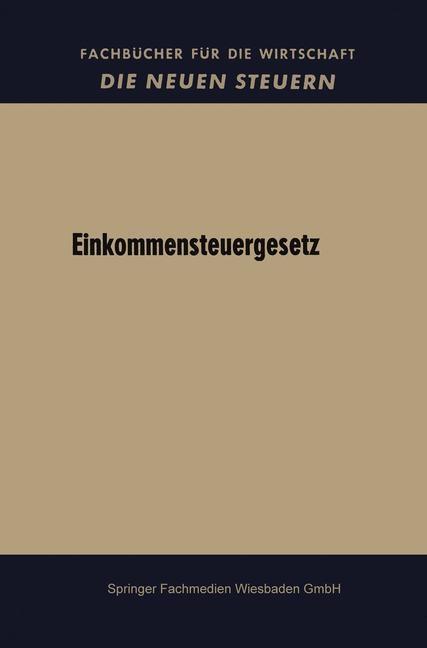 Produktbild: Einkommensteuergesetz | Bundesregierung