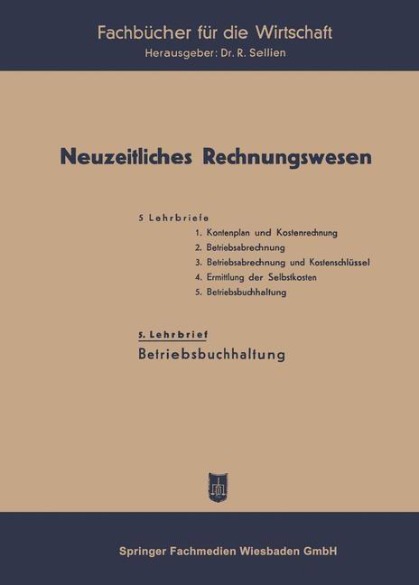Produktbild: Neuzeitliches Rechnungswesen | Reinhold Sellien