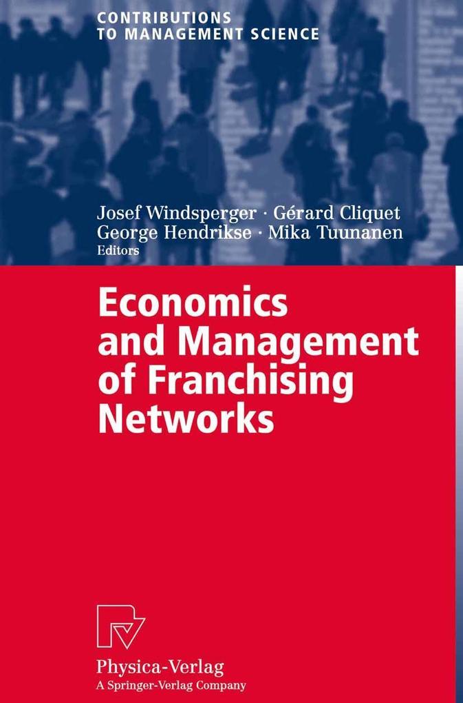 Produktbild: Economics and Management of Franchising Networks