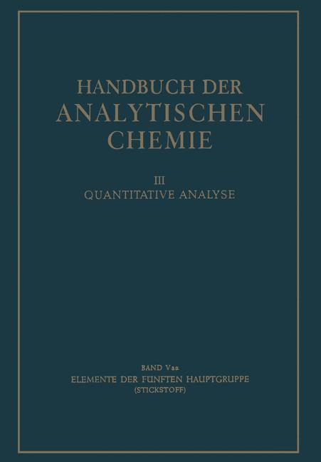 Produktbild: Elemente der fünften Hauptgruppe | Wolfgang Leithe