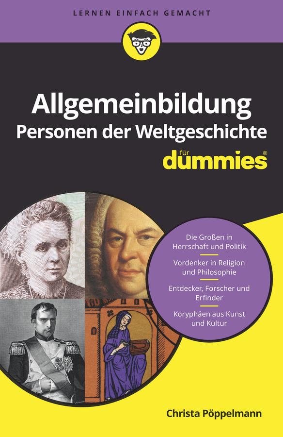 Produktbild: Allgemeinbildung Personen der Weltgeschichte für Dummies | Christa Pöppelmann