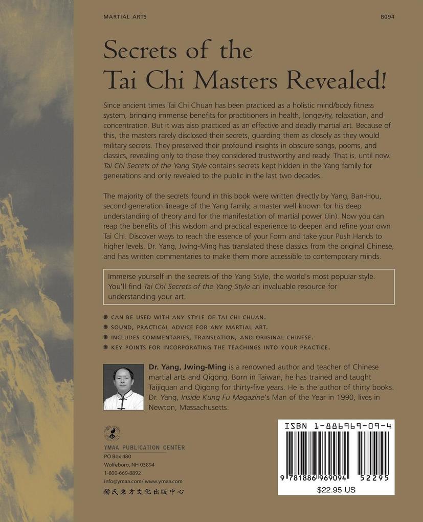 Weitere Ansicht: Tai CHI Secrets of the Yang Style | Jwing-Ming Yang