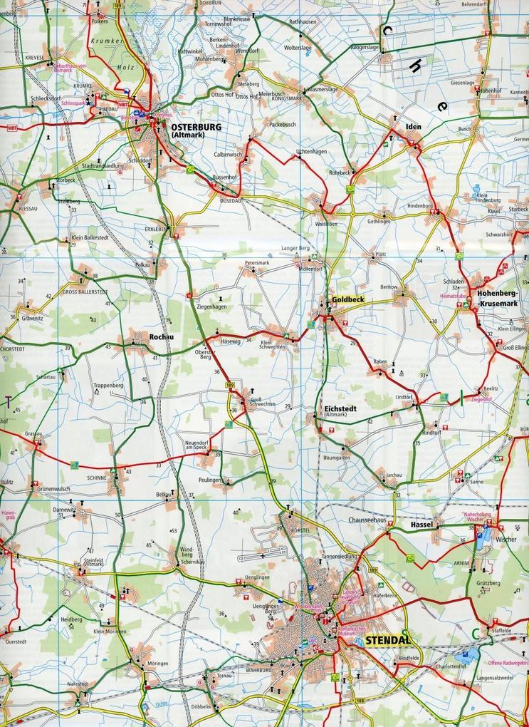 Weitere Ansicht: Altmark. Salzwedel - Havelberg - Stendal - Gardelegen 1:100 000
