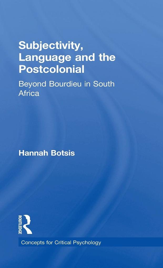 Produktbild: Subjectivity, Language and the Postcolonial | Hannah Botsis