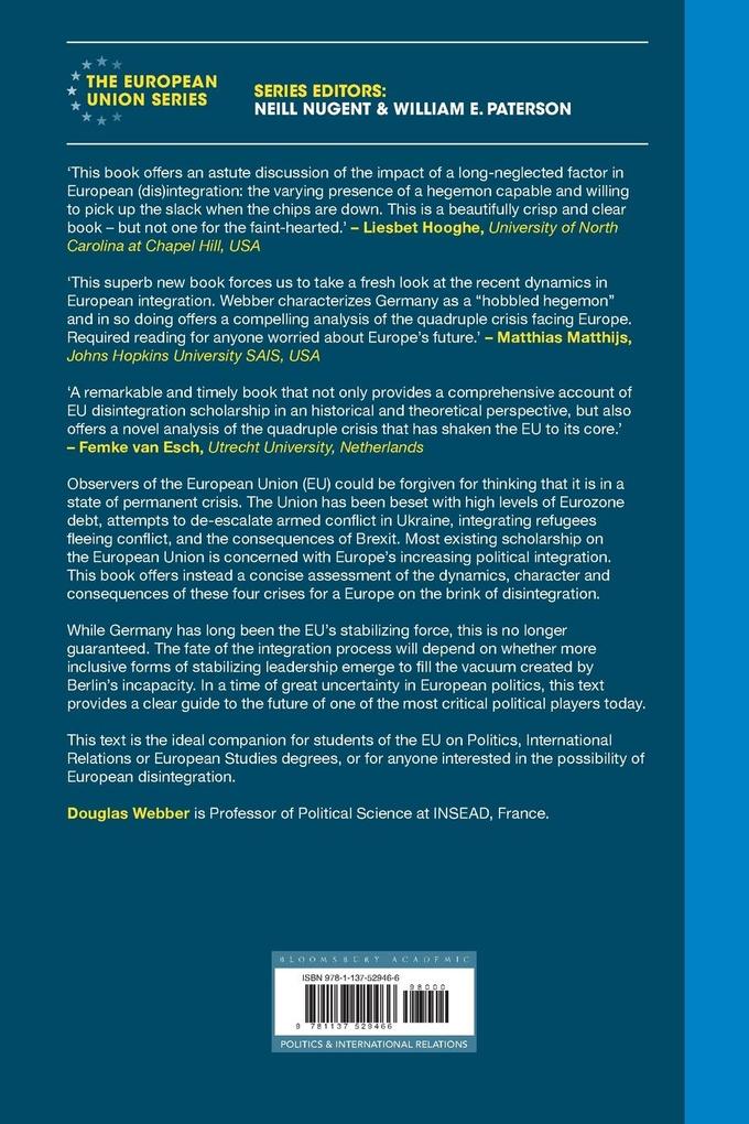 Weitere Ansicht: European Disintegration? | Douglas Webber
