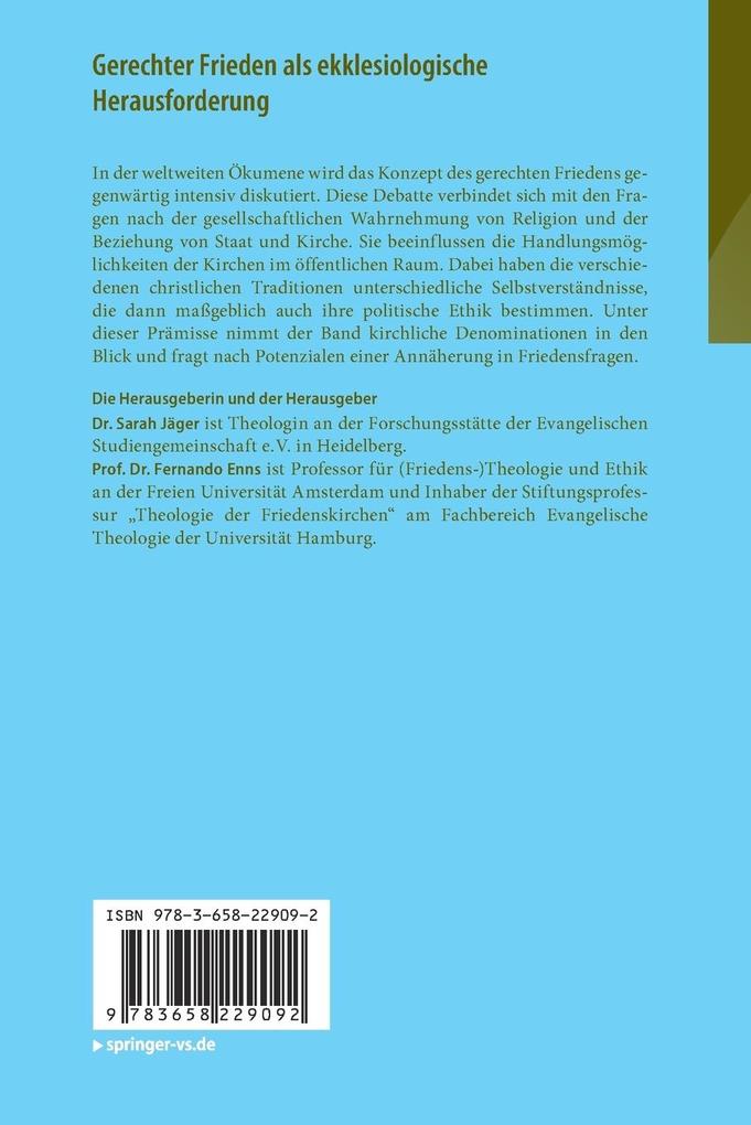 Weitere Ansicht: Gerechter Frieden als ekklesiologische Herausforderung