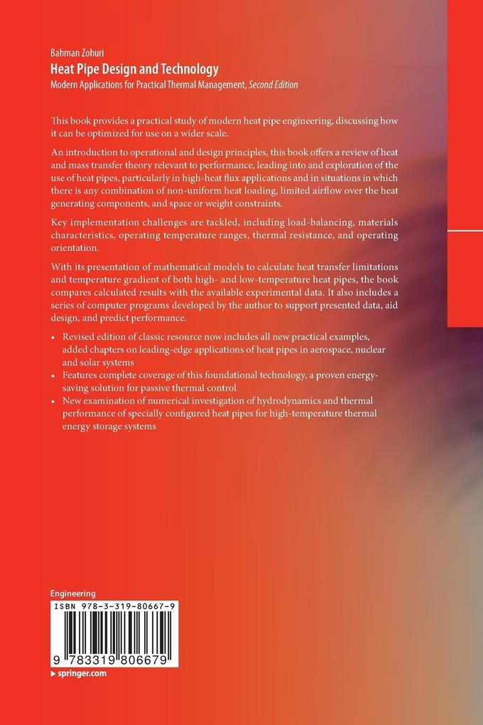 Weitere Ansicht: Heat Pipe Design and Technology | Bahman Zohuri