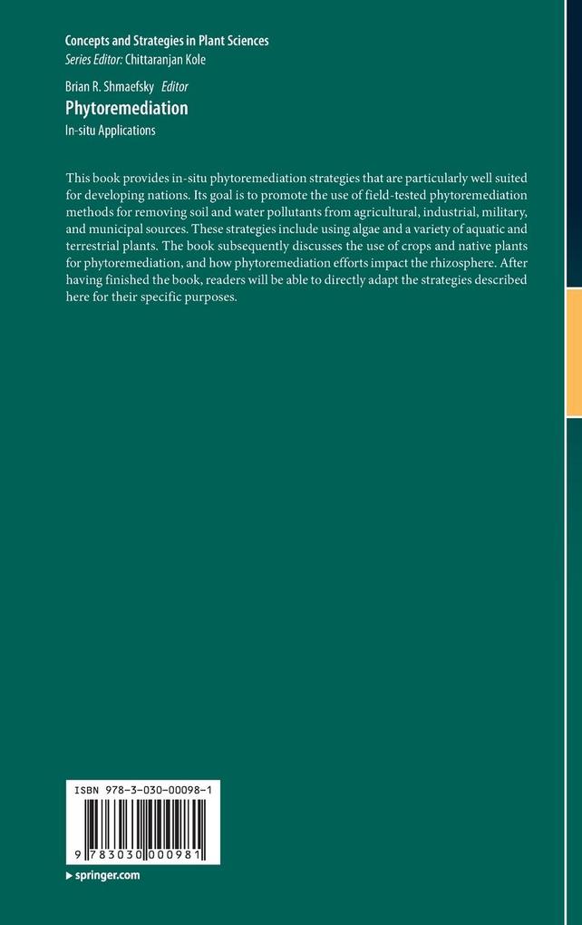 Weitere Ansicht: Phytoremediation