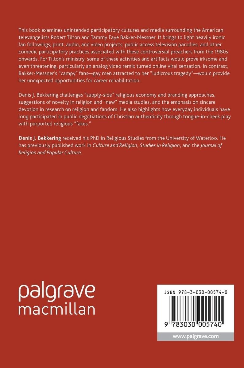 Weitere Ansicht: American Televangelism and Participatory Cultures | Denis J. Bekkering