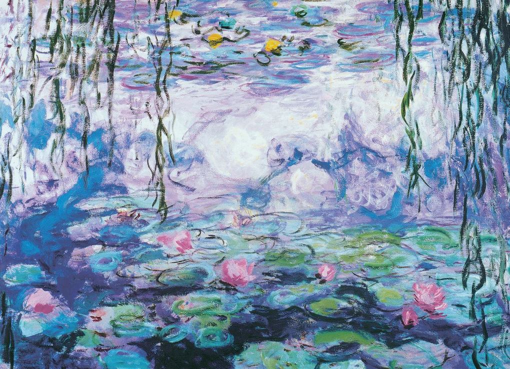 Weitere Ansicht: Seerosen von Claude Monet 1000 Teile | Claude Monet