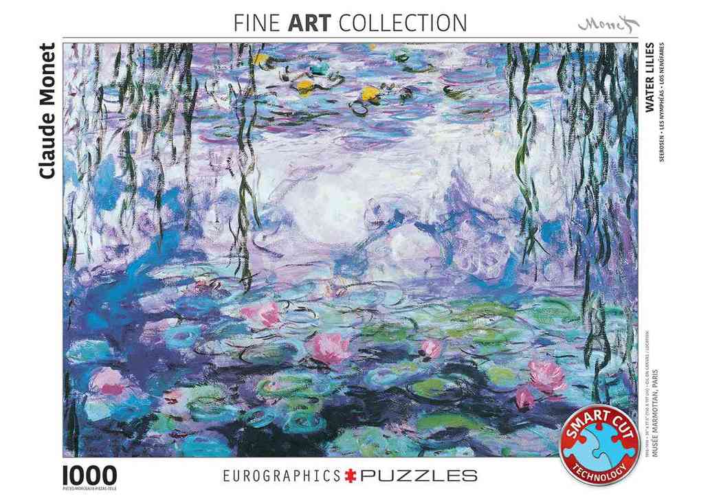 Weitere Ansicht: Seerosen von Claude Monet 1000 Teile | Claude Monet