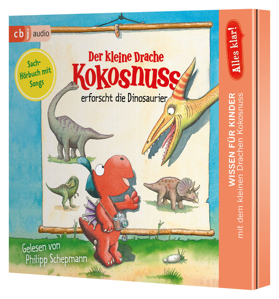 Weitere Ansicht: Alles klar! Der kleine Drache Kokosnuss erforscht... Die Dinosaurier | Ingo Siegner