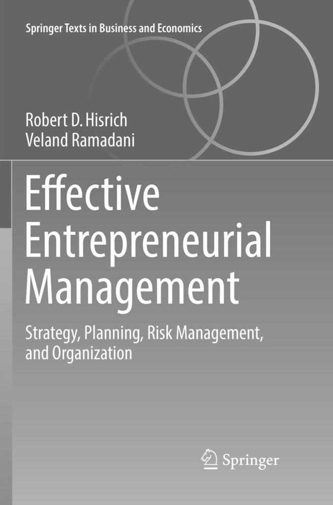 Produktbild: Effective Entrepreneurial Management | Robert D. Hisrich, Veland Ramadani