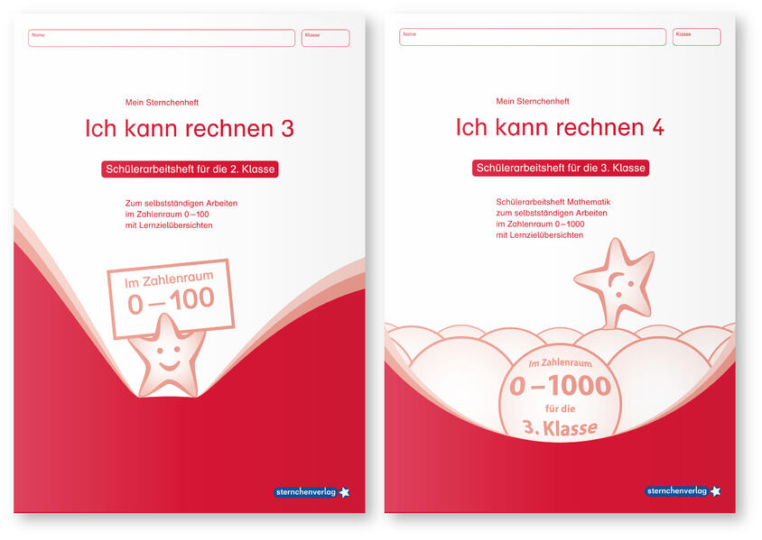 Produktbild: Ich kann rechnen 3&4 - 2 Schülerarbeitshefte für die 3. Klasse | Katrin Langhans, sternchenverlag GmbH