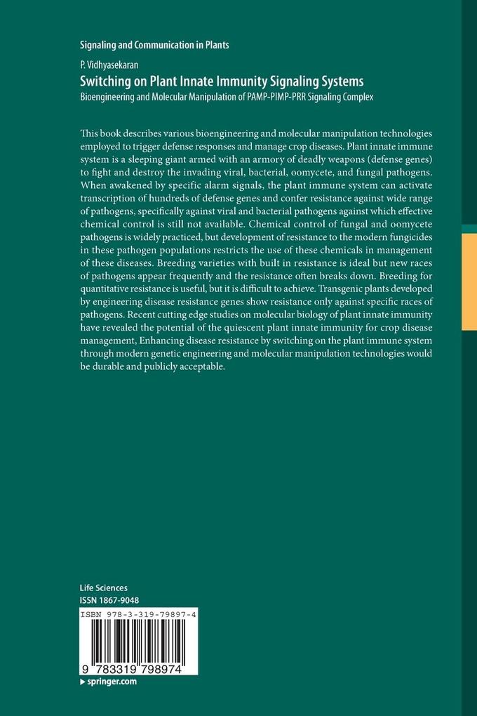 Weitere Ansicht: Switching on Plant Innate Immunity Signaling Systems | P. Vidhyasekaran